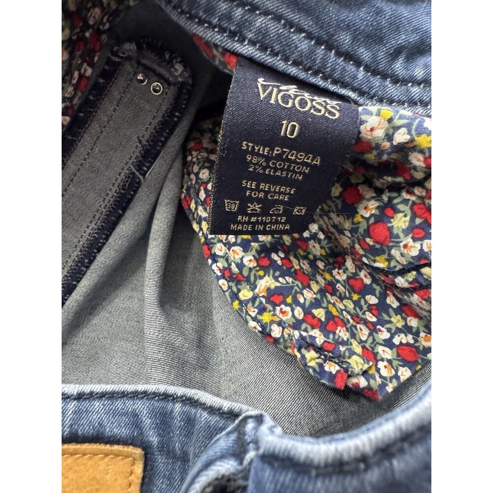 Miss Vigoss Vintage Womens Sz 10 Y2K Straight Leg Medium Wash Blue Jeans Denim - Picture 5 of 8